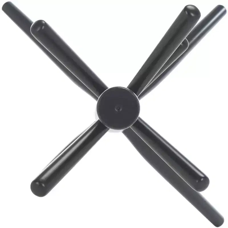 Noce Scuro / Miele / Nero Opaco / Bianco Decapato | Appendiabiti Autoportante | 8 Ganci | Singolo