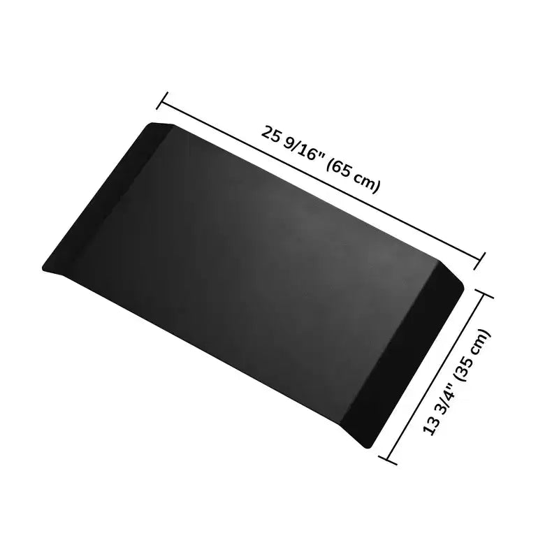 Carrello mobile per laptop in acciaio nero con pannello display, per 1 persona