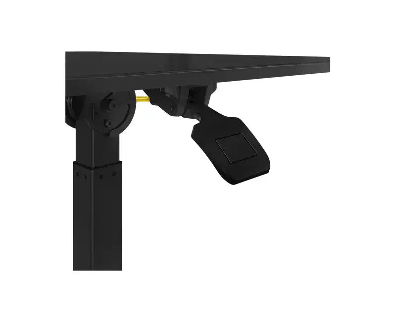 Carrello scrivania mobile inclinabile con altezza regolabile nero/salvia, monoposto