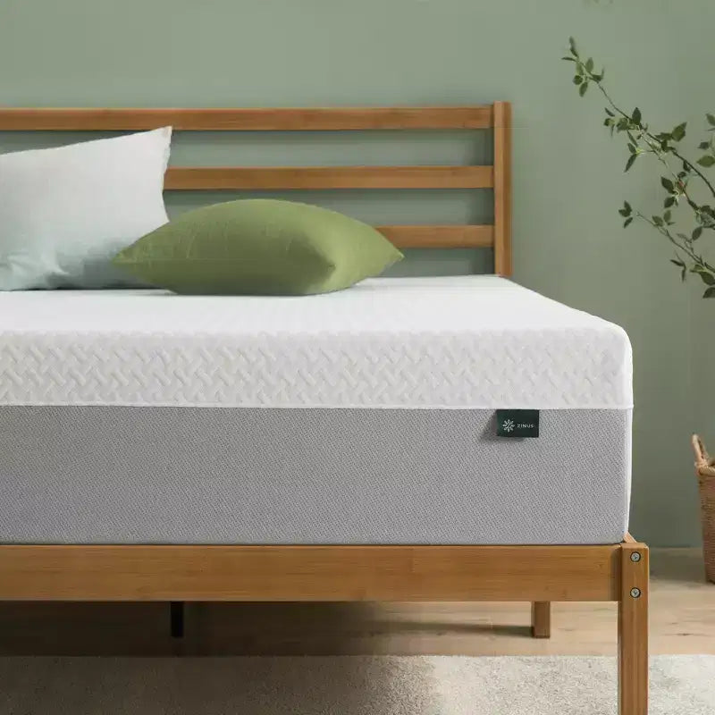 Materasso in Memory Foam al tè verde, Queen, rigidità media, 1 posto