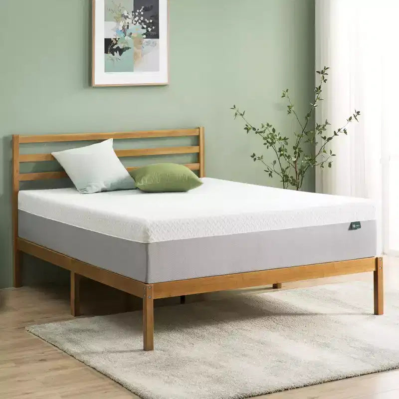 Materasso in Memory Foam al tè verde, Queen, rigidità media, 1 posto