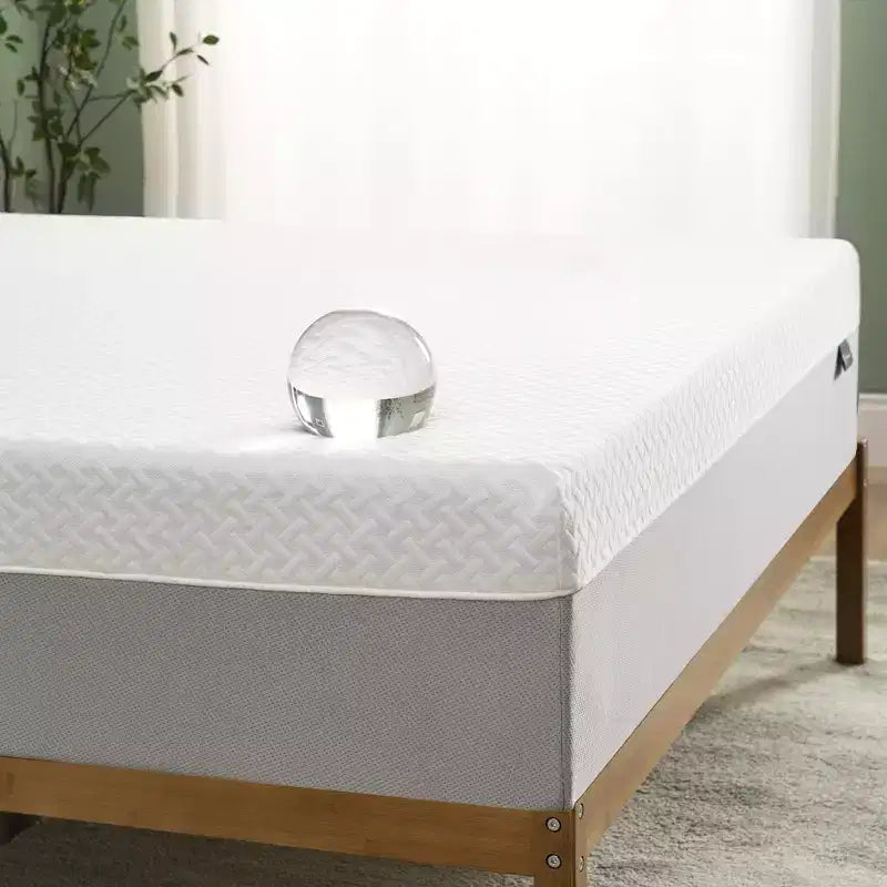 Materasso in Memory Foam al tè verde, Queen, rigidità media, 1 posto